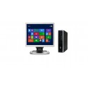 HP 8000 C2D 3.0/2GB/160 HD/DVD/USFF+HP 17"