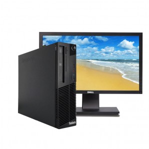 PC con Pantalla Lenovo M82 I3/4GB/250 HD/W7/22"