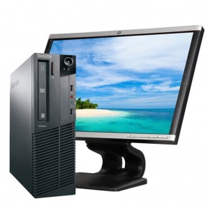 PC con Pantalla Lenovo M81 Core I3 3.1/4GB/250 HD/W7/22"
