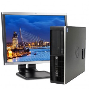 PC con Pantalla HP 8300 I5 /4GB/250HD/DVD/W7/22"