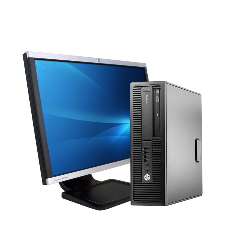 PC c/ Monitor HP 800 G1 I7|4GB |500GB HD |W10 Pro|22"
