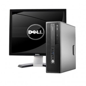 Pc co Pantalla HP 800 G2 I5-6ª/8 GB/128 SSD / W10/19"