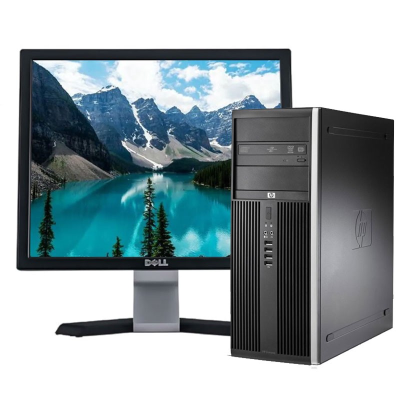 PC con Pantalla HP 8100 I7/4GB/250HD/DVD/W7/Torre/17" PC con Pantalla HP 8100 I7/4GB/250HD/DVD/W7/Torre/17"
