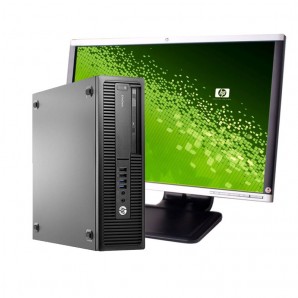 PC con Pantalla HP 800 G1 I7/4GB/500GB HD/DVDRW/W10 Pro/24"