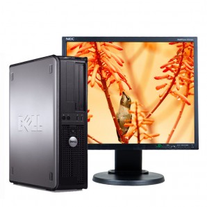 Pc con Pantalla Dell 380 DC 2.9GHz/4GB/250HD/DVD/W7/19"