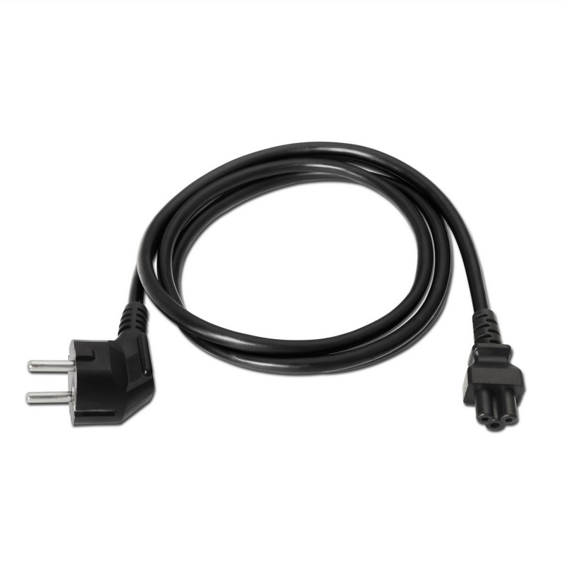 Cable de corriente para cargador de portátil / laptop tipo trébol