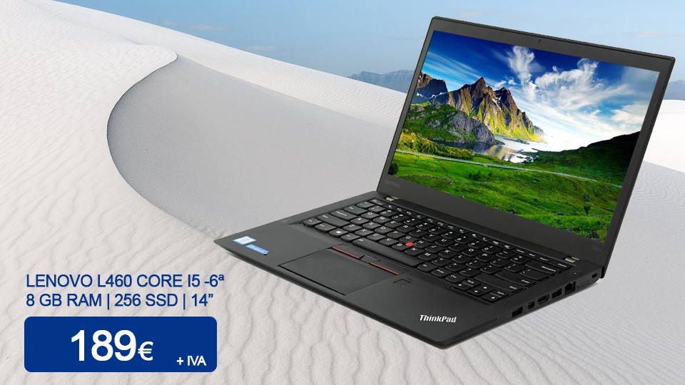 Portatil lenovo Core i5- 6ª por 189€